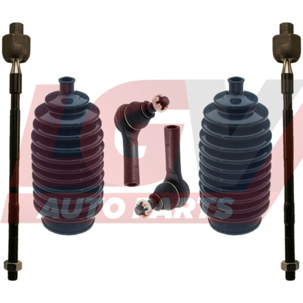 thumbnail image 2 of Front End Suspension Kit For 1996-2004 Nissan Pathfinder / Infiniti QX4 – Tie Rods, Ball Joints, Boots – Detroit Axle 10-Year Warranty 2 of 4