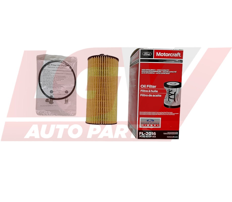 Motorcraft FL2016 Oil Filter - For Ford F-250 SD, F-350, F-550, E-350, E-450, Excursion (OE Part)