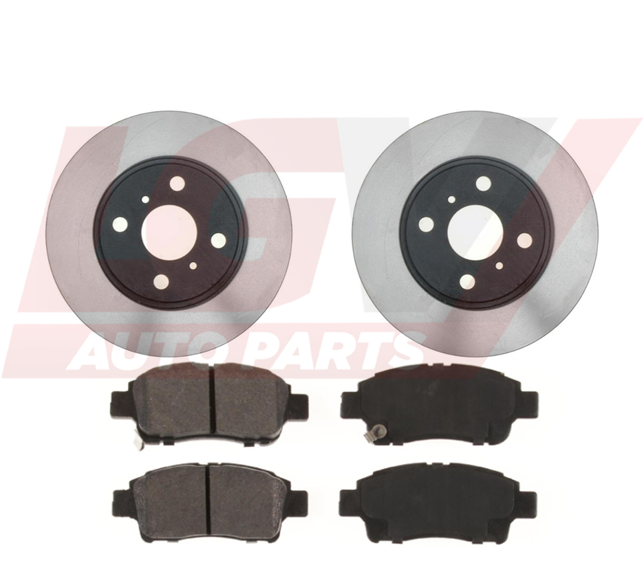 Kit Discos y Pads Delanteros Toyota Echo 2000-2000