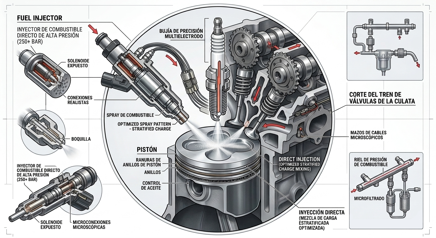 Esquemático sistema full injection.