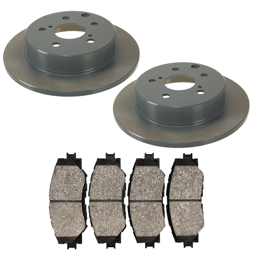 Kit Discos y Pads Traseros Toyota Rav4 2006-2012 (2 Filas de Asientos)