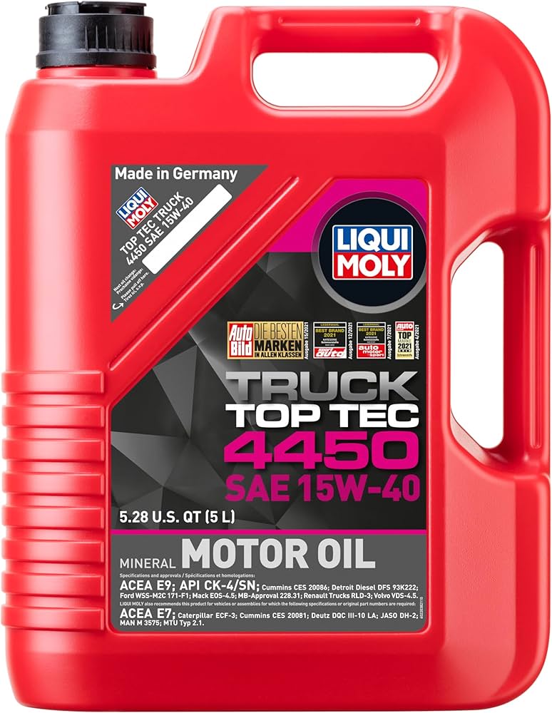 Liqui Moly 15W-40 Top Tec Truck 4450 5LT