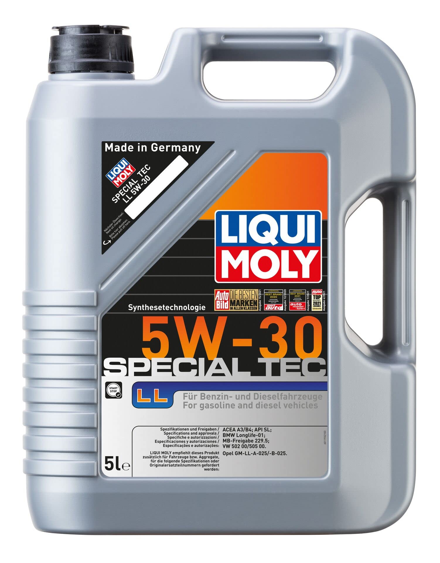 Liqui Moly 5W-30 Special Tec LL 5LT